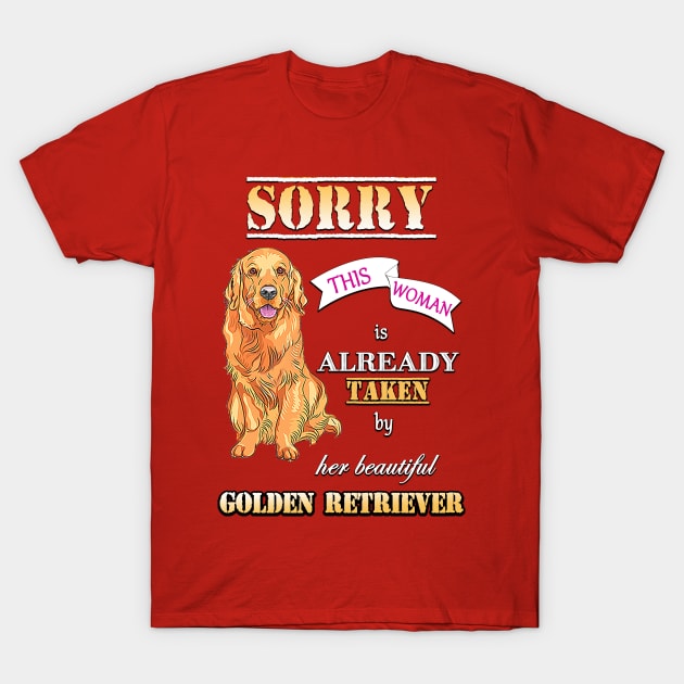 Golden Retriever T-Shirt by leonidus